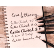 UNI PIN 5 darabos rajzmarker készlet "Love Lettering"