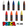 UNI POSCA PC-8K Fluoreszkáló narancs (F4)