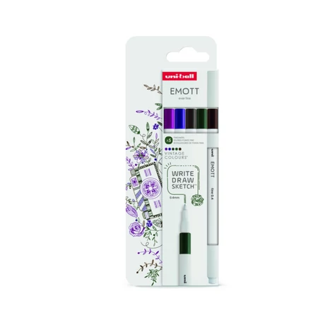 UNI EMOTT 5db-os TŰFILC KÉSZLET VINTAGE színek