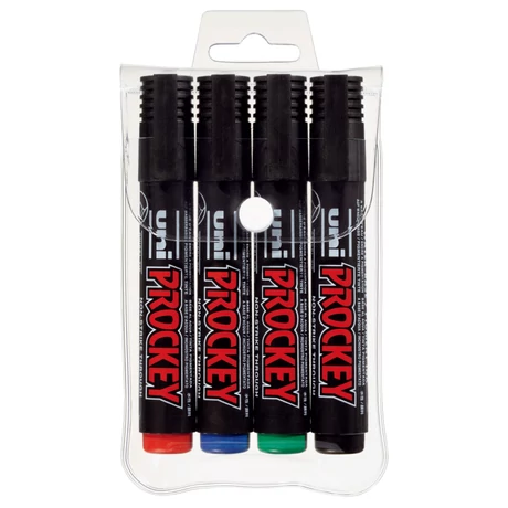 UNI PM-122 4db-os készlet (fekete, kék, piros, zöld)