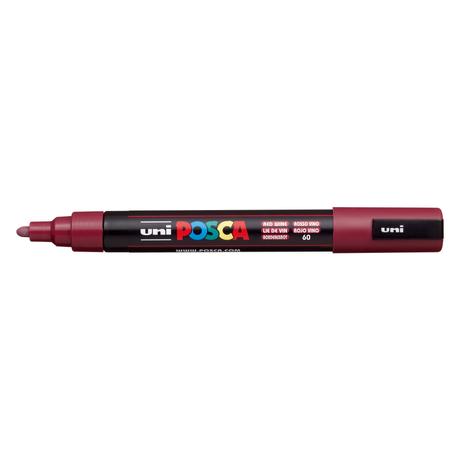 UNI POSCA PC-5M VÖRÖSBOR